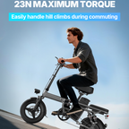 PASLDA Folding Electric Bike for Adults 48V 15Ah Battery 14"/20" Wheels 500W Motor 20MPH Speed 30 Miles Range Multi-Shock Absorption Compact Commuter E-Bike